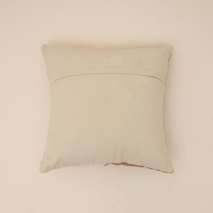 TerraSplit Woven Harmony Cushion | Slub Yarn Cotton Pillow