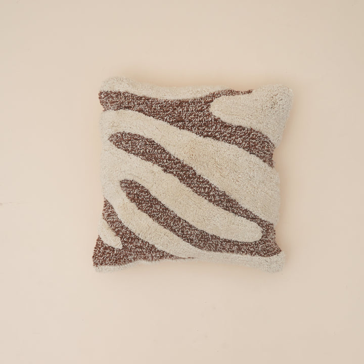 Sandrift Loop Textured Cotton Cushion with Filler 46cm