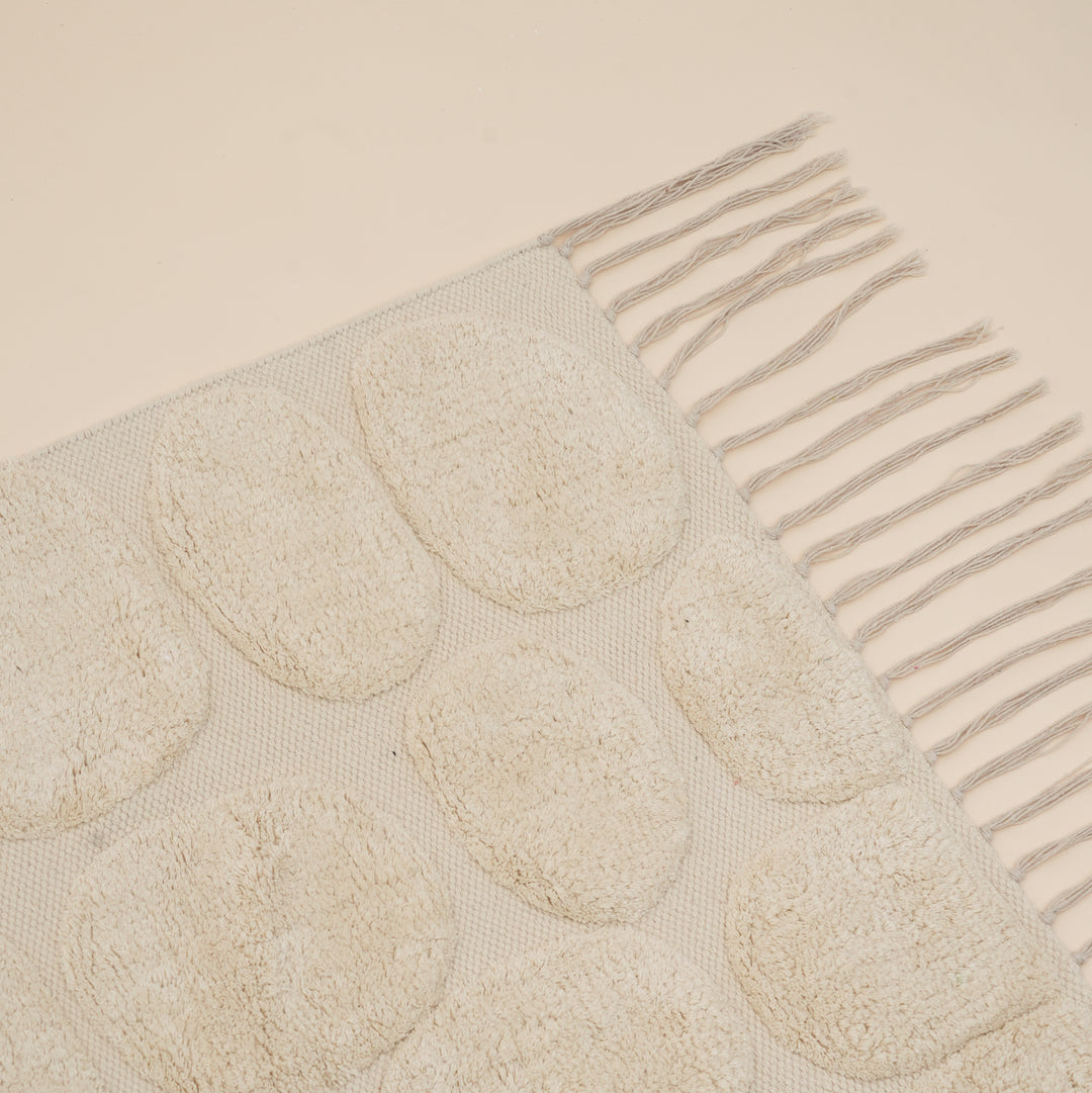 Pebble Harmony Tufted Wall Hanging | Cotton Textile Art