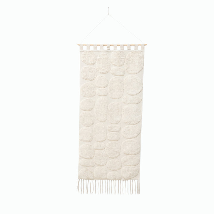 Pebble Harmony Tufted Wall Hanging | Cotton Textile Art