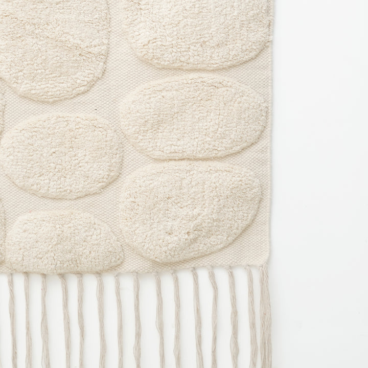 Pebble Harmony Tufted Wall Hanging | Cotton Textile Art