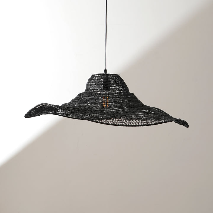 Black Wired Pendant Lamp - Large