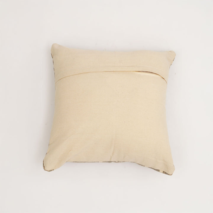 Desert Mosaic Printed Cushion – Earthy Green Geometric Design