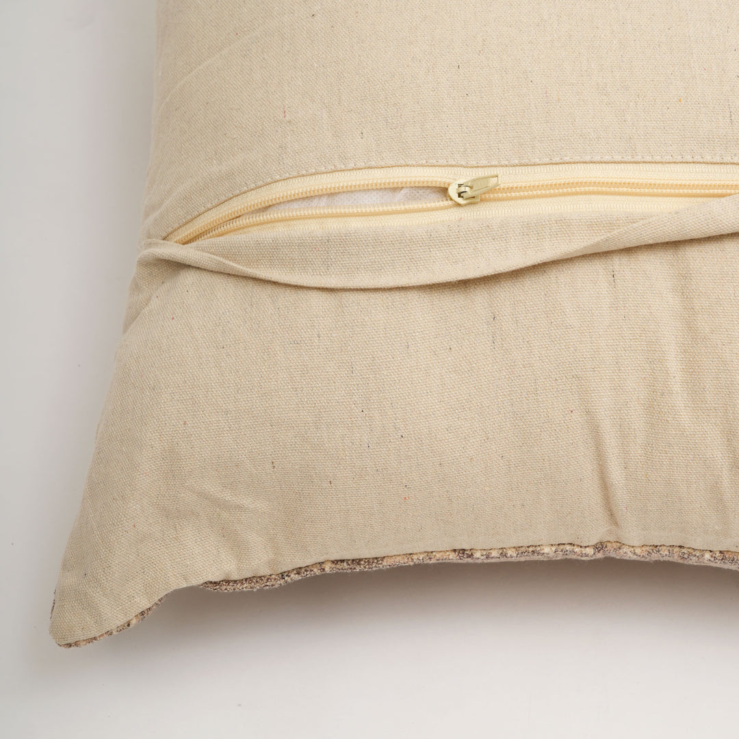 Frost Geometry Printed Cushion – 45 × 45 cm