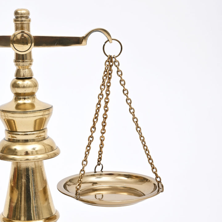 Antique Style Gold Balance Scale  | Library & Desk Décor