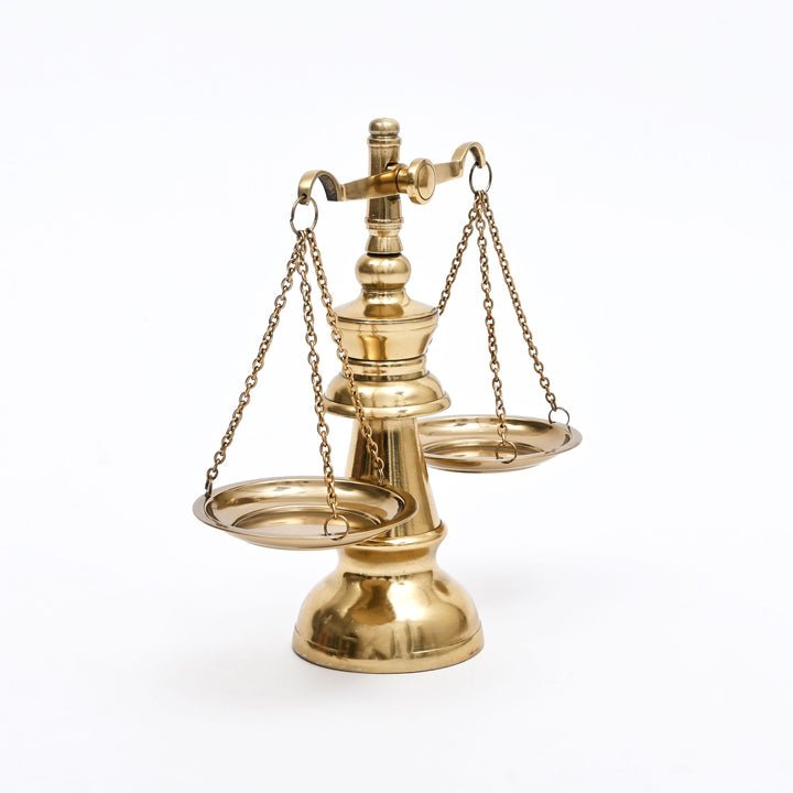 Antique Style Gold Balance Scale  | Library & Desk Décor