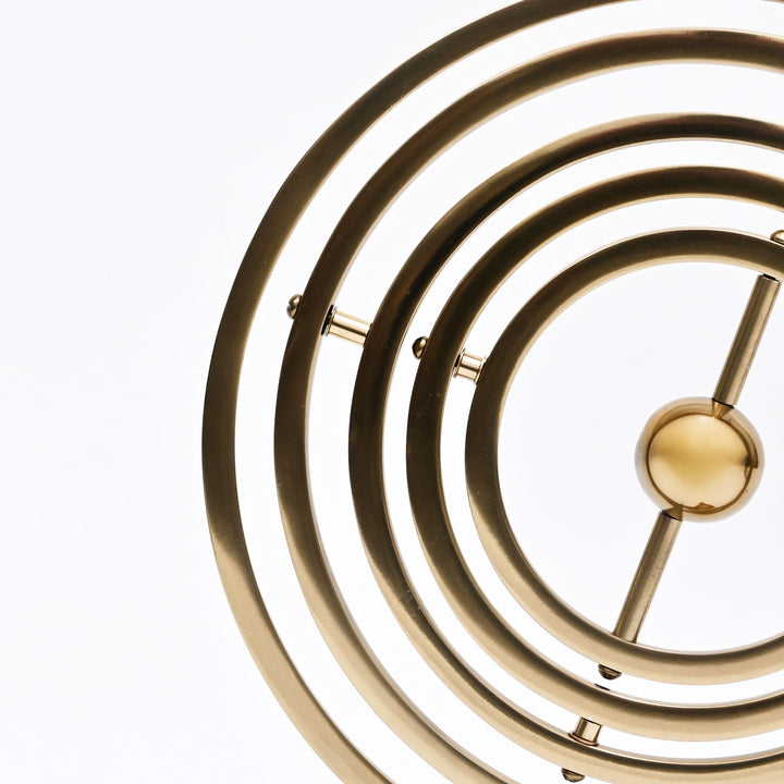 Classic Armillary Sphere Décor in Polished Gold Finish