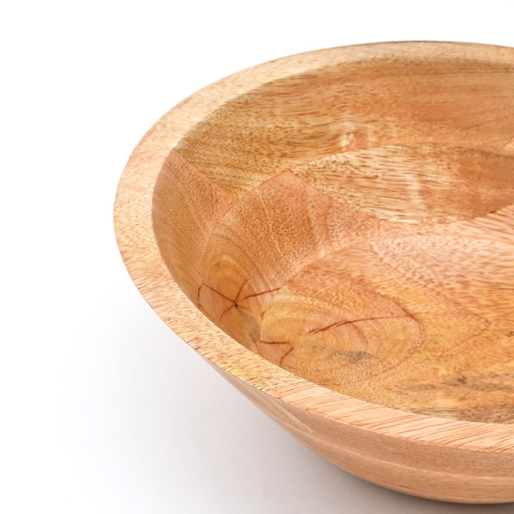 Large Wooden Bowls Set of 3 – Natural Finish