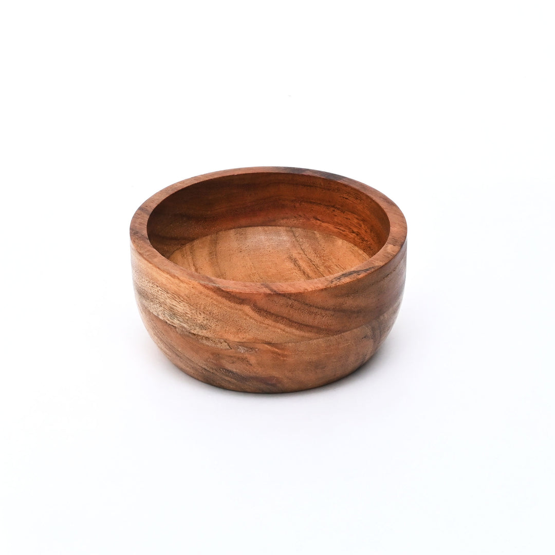 Medium Wooden Bowls Set of 4 – Natural Finish