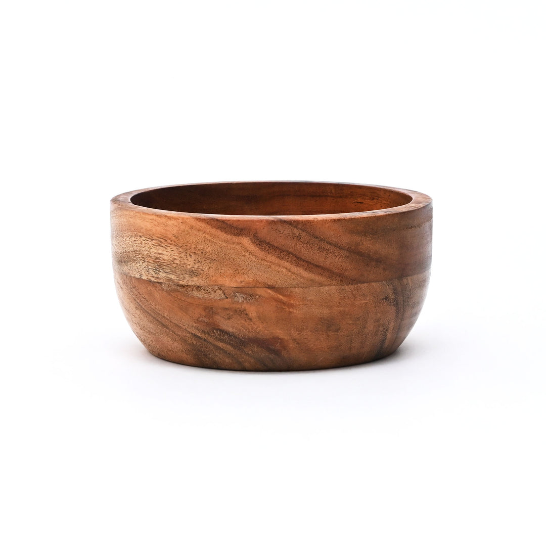 Medium Wooden Bowls Set of 4 – Natural Finish