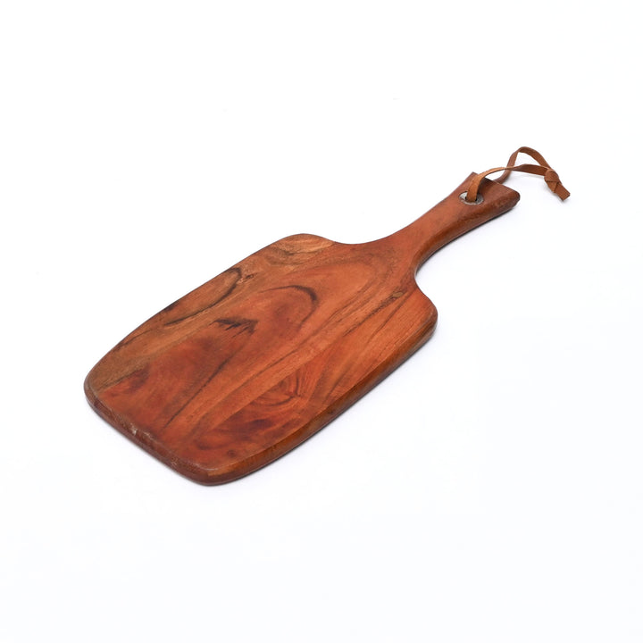 Wooden Paddle Cutting Board Set of 3 Kitchen Serving Boards