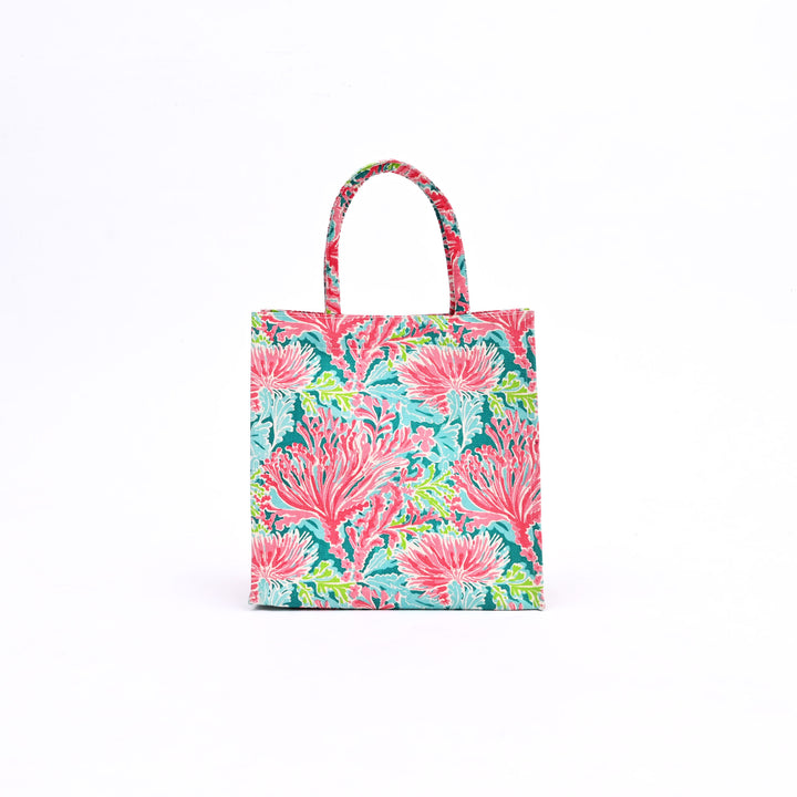 Reef Radiance Canvas Gift Bag – Eco-Friendly Cotton Tote
