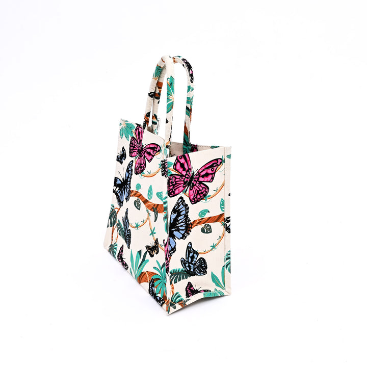 Reusable Butterfly Canvas Gift Bag – Eco-Friendly & Stylish