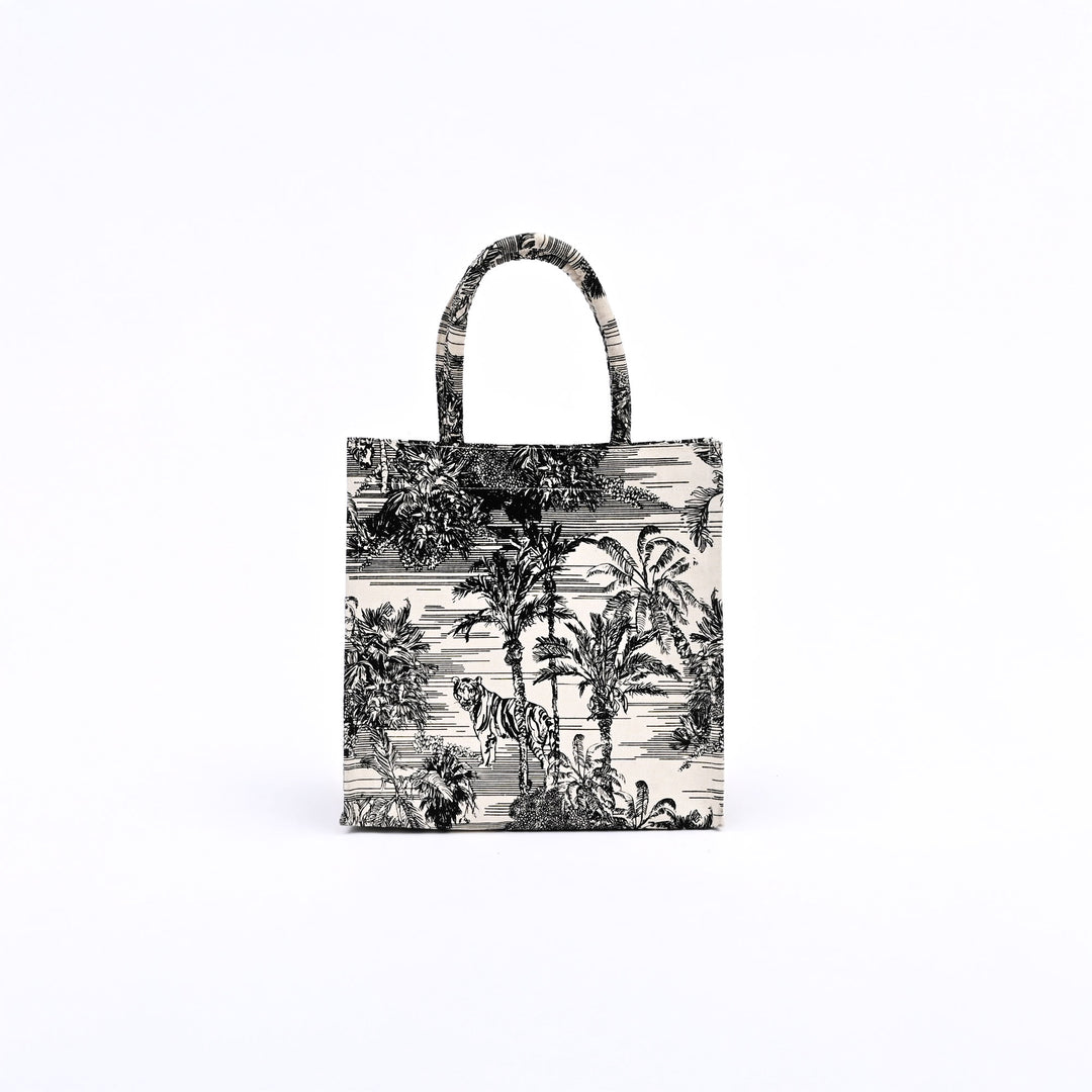 Wild Printed Canvas Gift Bag – Reusable Eco-Friendly Tote