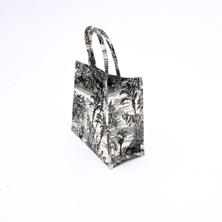 Wild Printed Canvas Gift Bag – Reusable Eco-Friendly Tote
