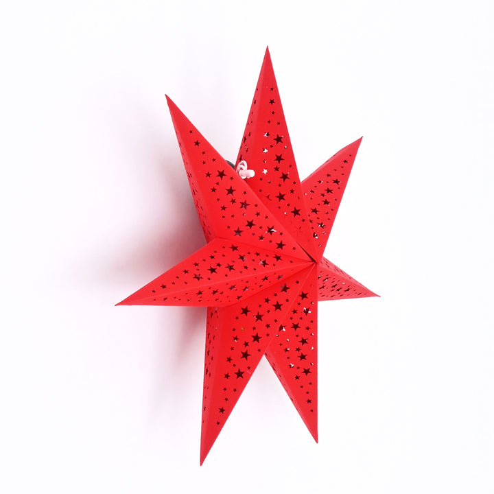 7-Point Paper Star Christmas Hanging Décor – 46 cm