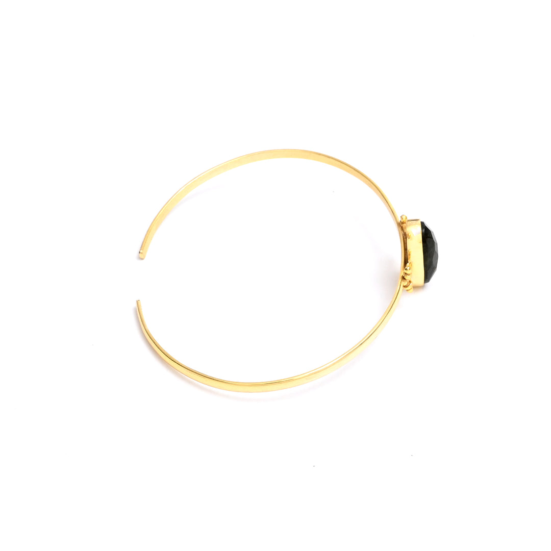 Labradorite Bangle – Radiant Polished Finish