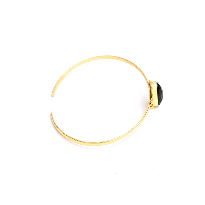 Labradorite Bangle – Radiant Polished Finish