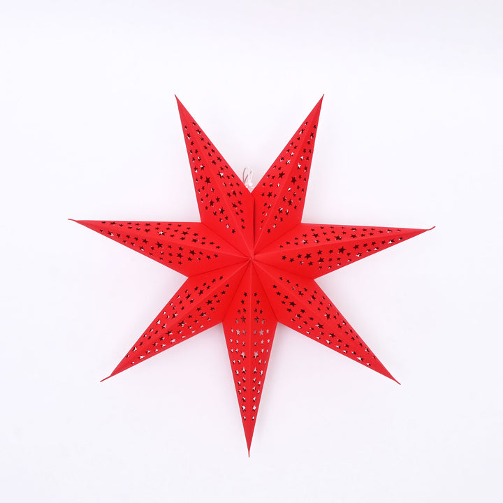 Scandinavian 7- Point Paper Star – Christmas Decor 60 cm
