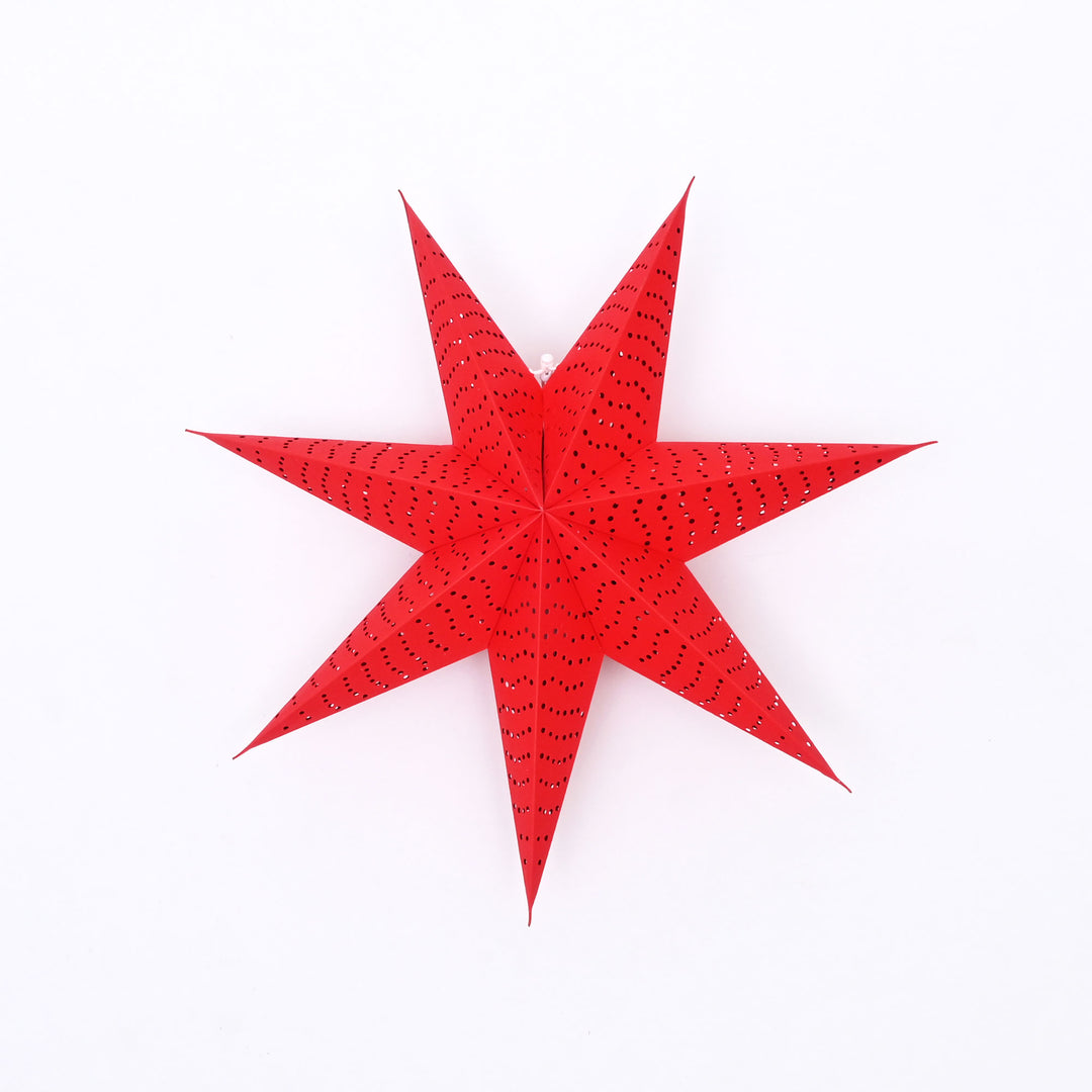 Scandinavian 7- Point Paper Star – Christmas Decor 46 cm