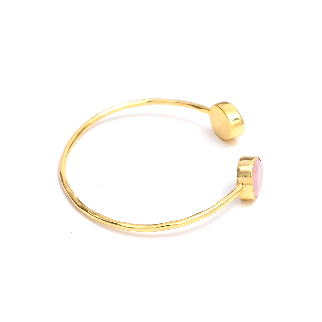 Dual-Tone Bangle – Blush & Purple