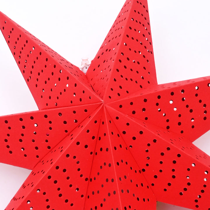Scandinavian 7- Point Paper Star – Christmas Decor 46 cm