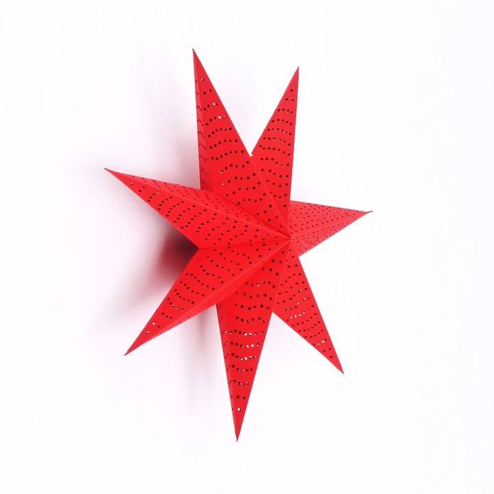 Scandinavian 7- Point Paper Star – Christmas Decor 46 cm
