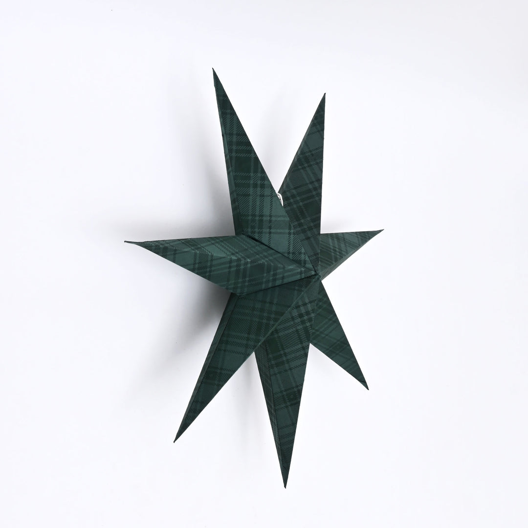 7-Point Paper Star Christmas Hanging Décor – 75 cm
