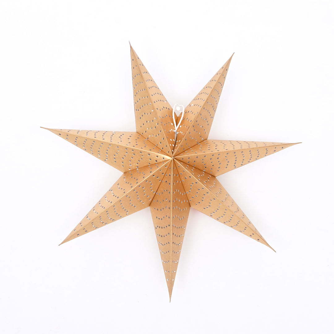 Scandinavian 7- Point Paper Star – Christmas Decor 46 cm