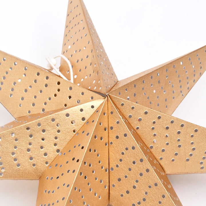 Scandinavian 7- Point Paper Star – Christmas Decor 46 cm
