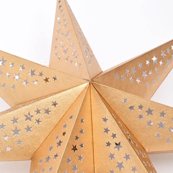 Scandinavian 7- Point Paper Star – Christmas Decor 60 cm