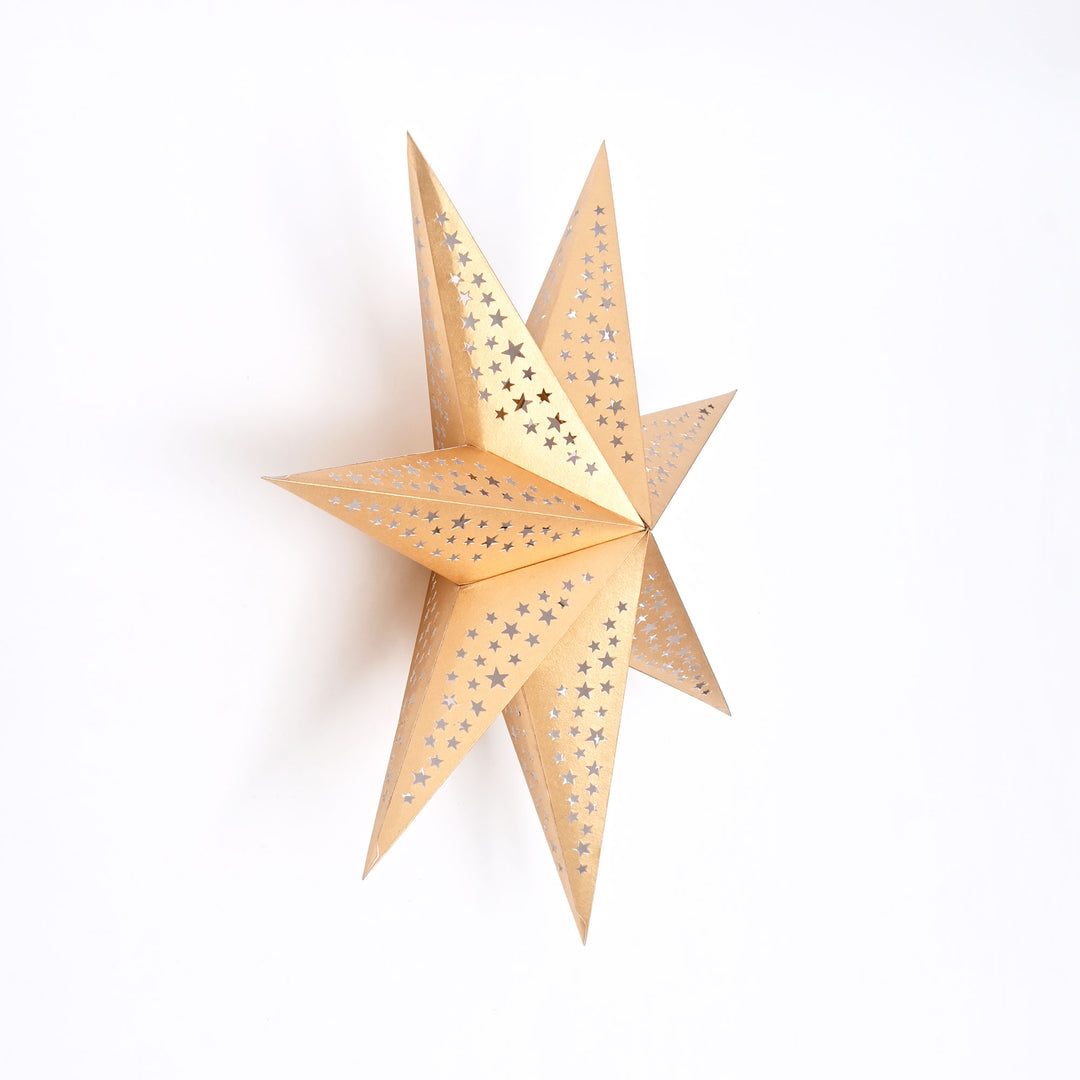 Scandinavian 7- Point Paper Star – Christmas Decor 60 cm