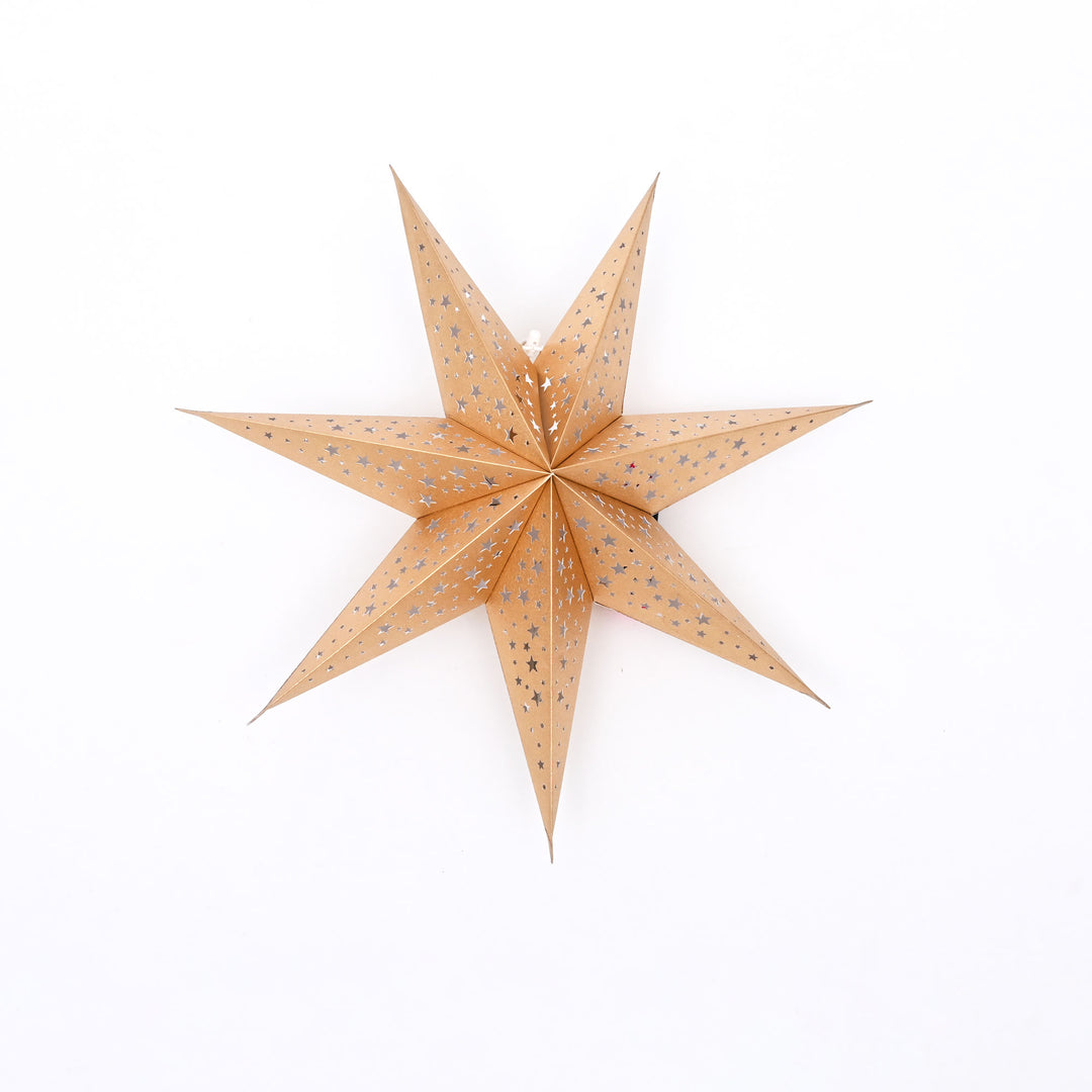 7-Point Paper Star Christmas Hanging Décor – 46 cm