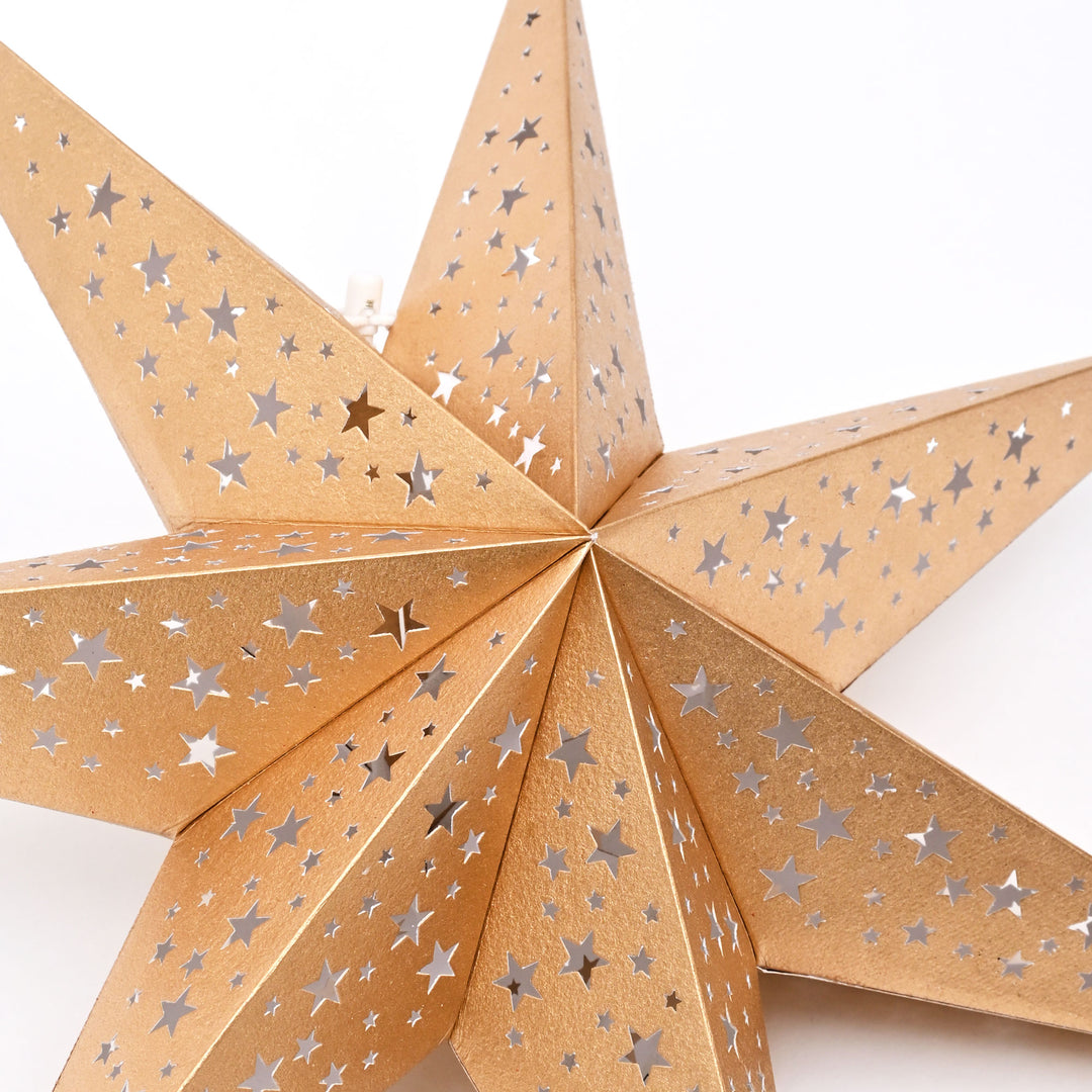 7-Point Paper Star Christmas Hanging Décor – 46 cm