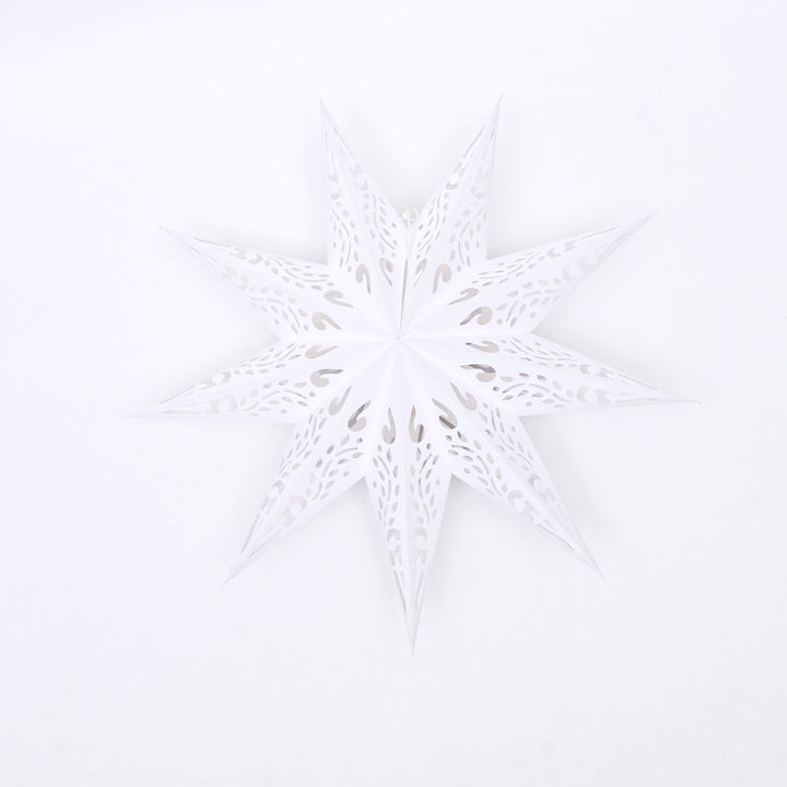 8-Point Paper Star Christmas Hanging Decor – 60 cm