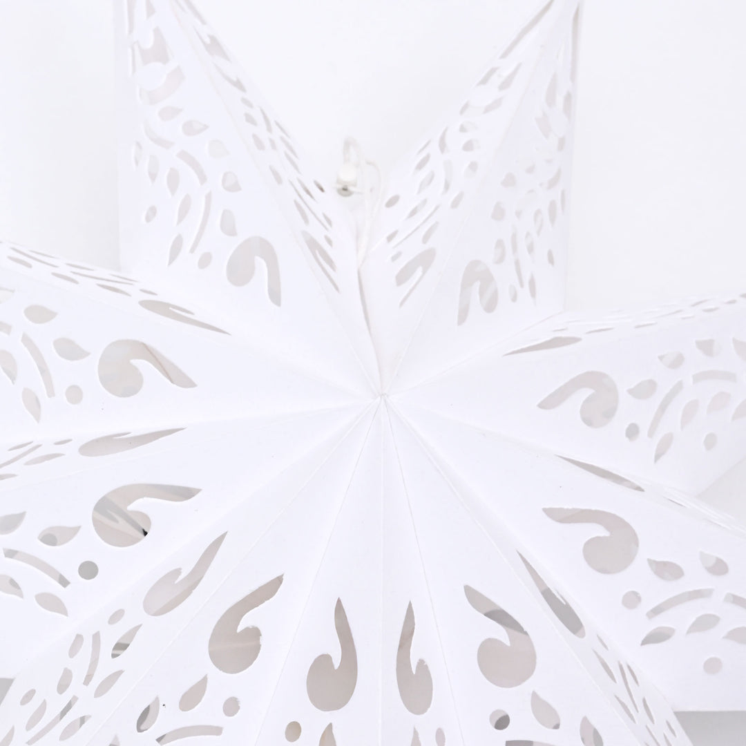 8-Point Paper Star Christmas Hanging Decor – 60 cm