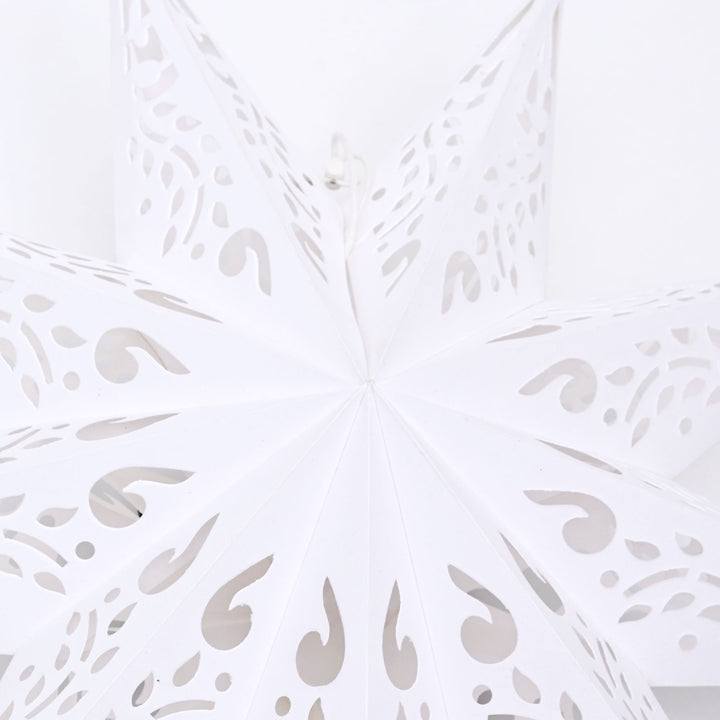 8-Point Paper Star Christmas Hanging Decor – 60 cm