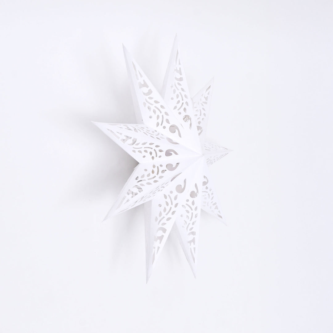 8-Point Paper Star Christmas Hanging Decor – 60 cm
