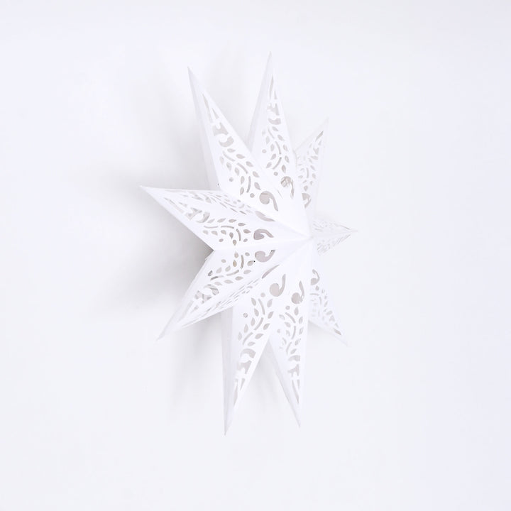 8-Point Paper Star Christmas Hanging Decor – 60 cm
