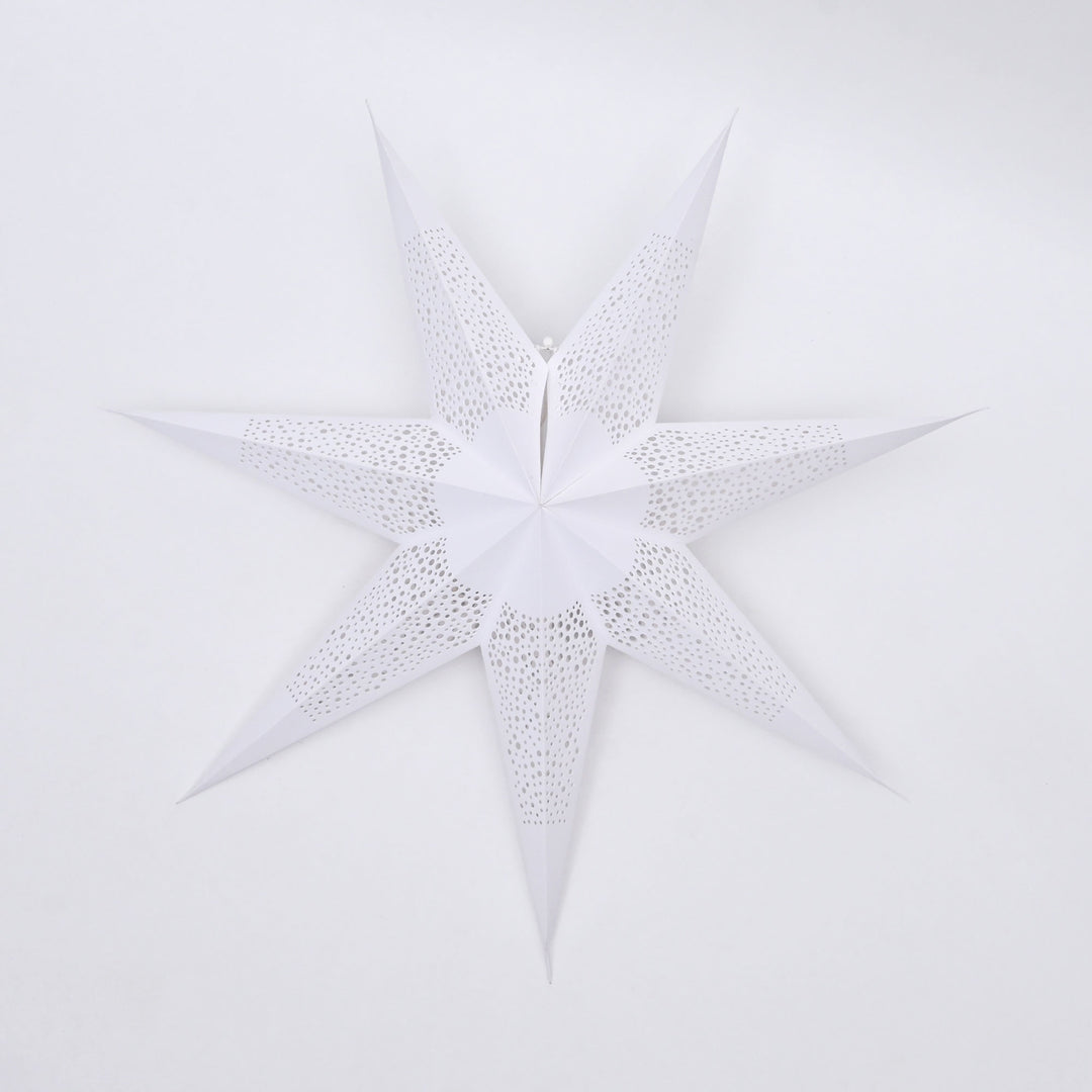 7-Point Paper Star Christmas Hanging Décor – 75 cm