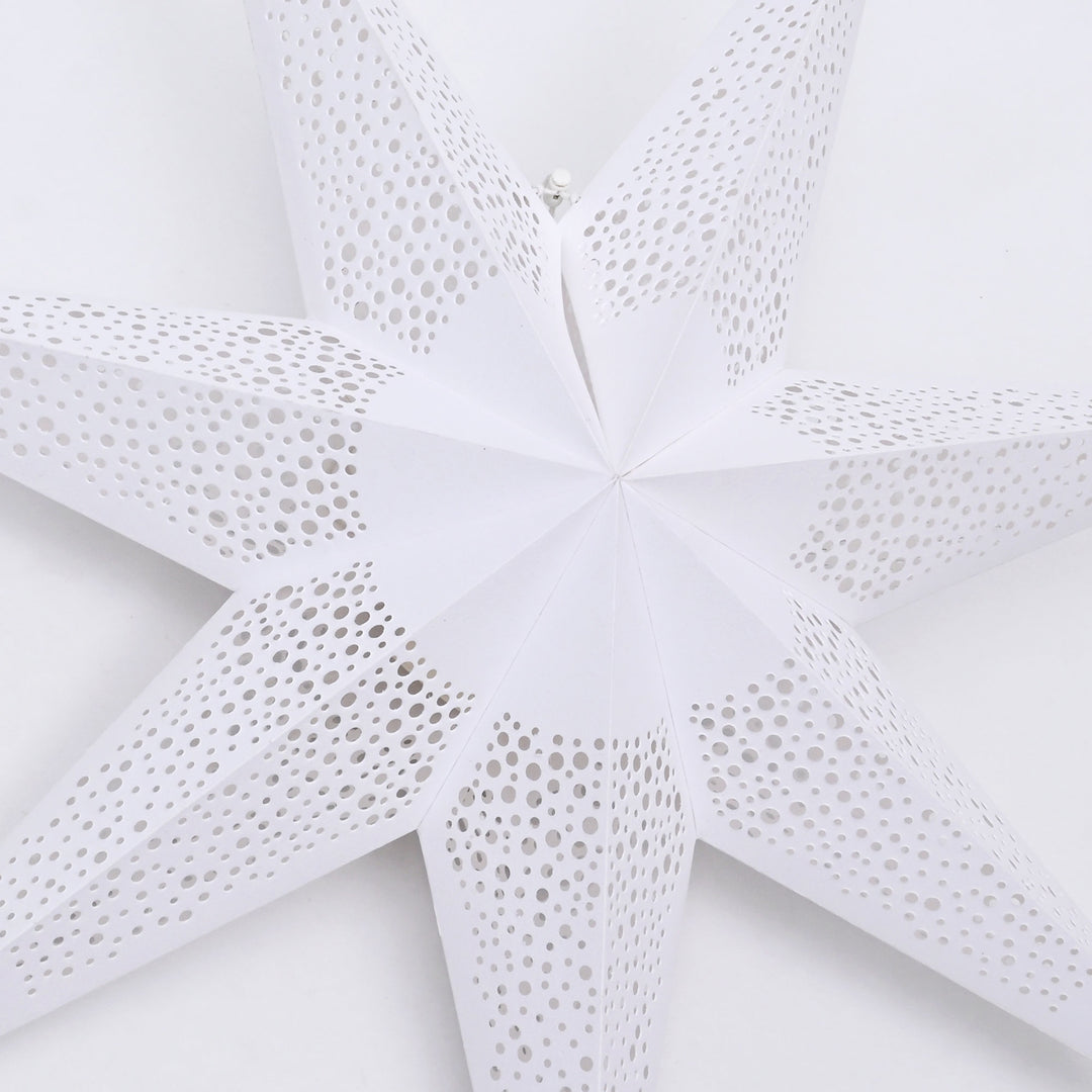 7-Point Paper Star Christmas Hanging Décor – 75 cm