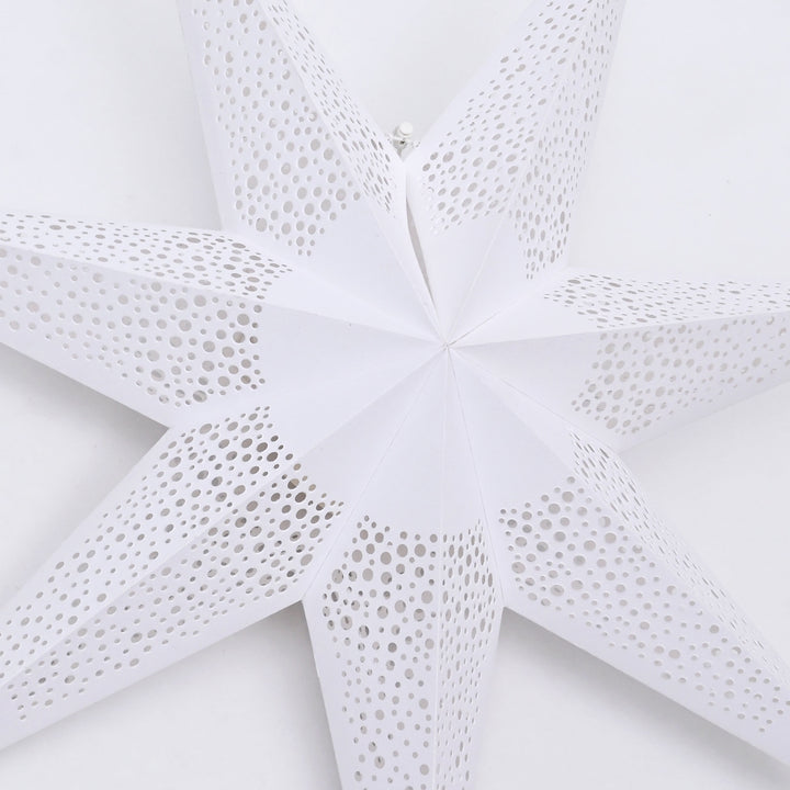 7-Point Paper Star Christmas Hanging Décor – 75 cm