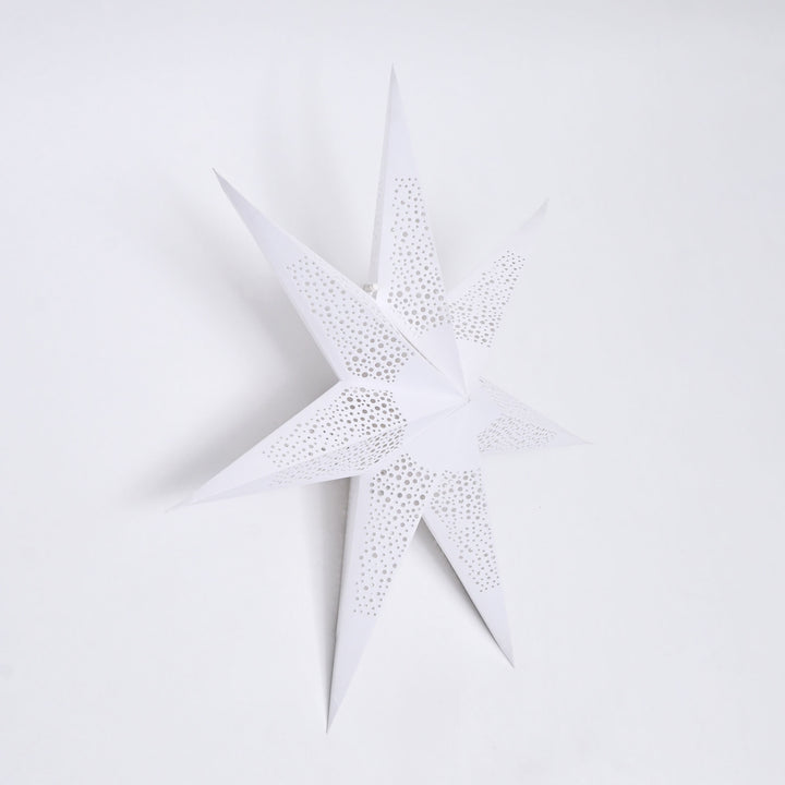 7-Point Paper Star Christmas Hanging Décor – 75 cm