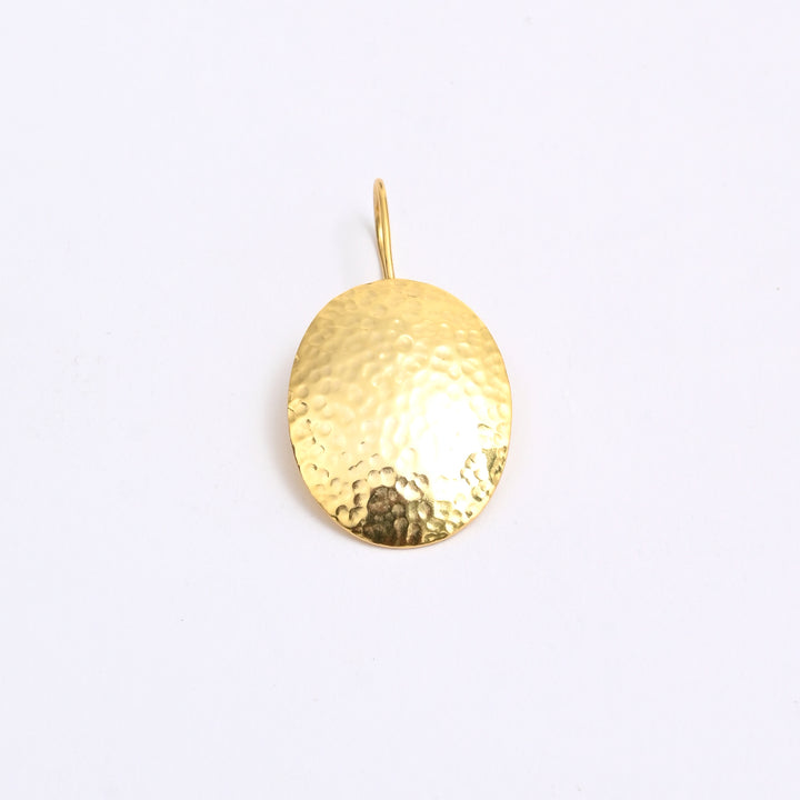 Round Gold Earrings – Elegant Circle Design