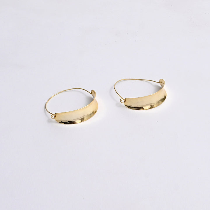 Halo Hoop Earrings – Gold Plated