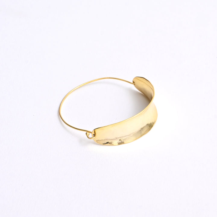 Halo Hoop Earrings – Gold Plated