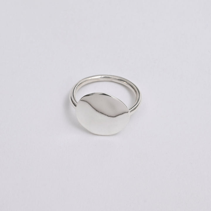 Silver Ring – Circle Minimalist Design