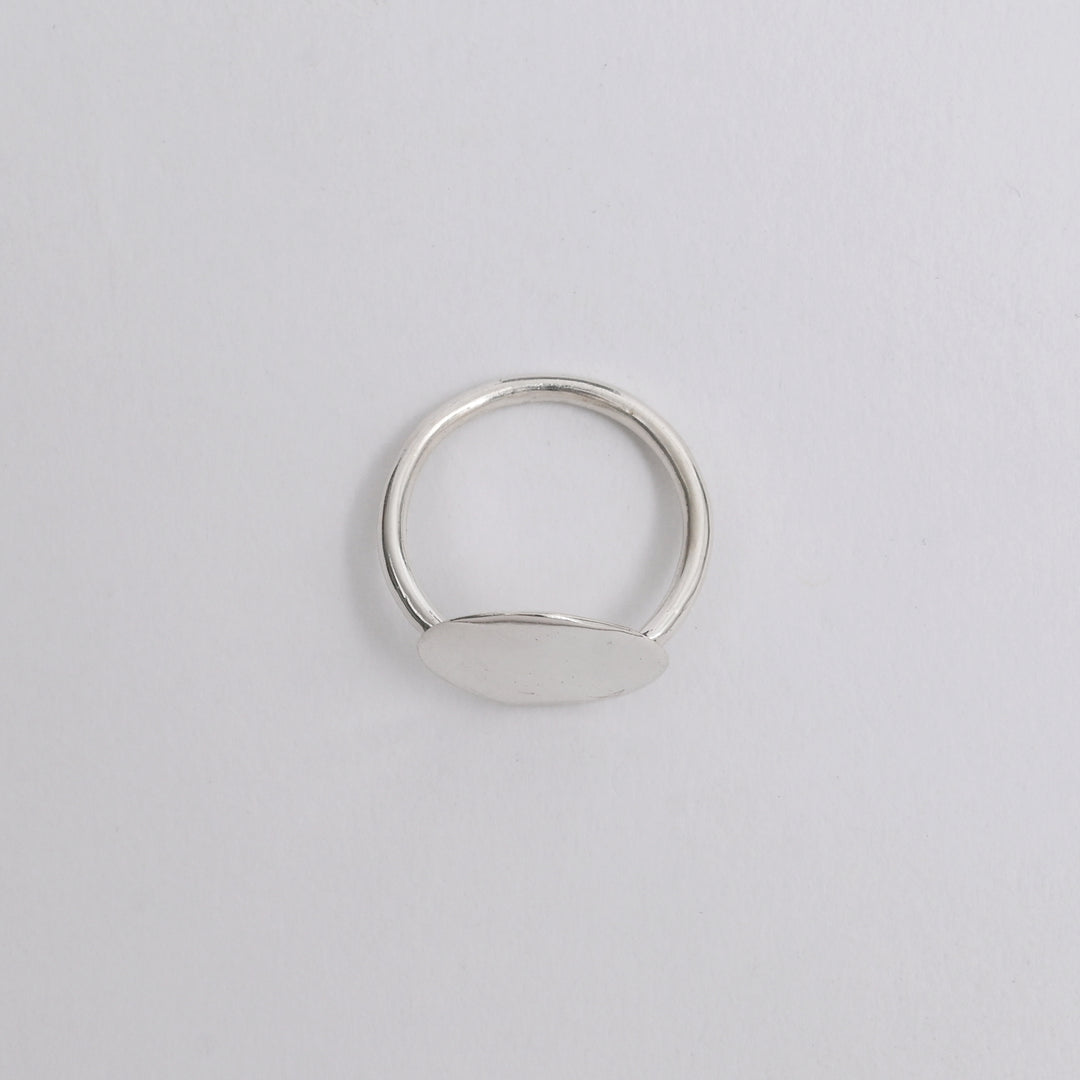 Silver Ring – Circle Minimalist Design