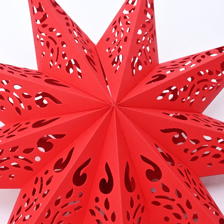 8-Point Paper Star Christmas Hanging Decor – 60 cm