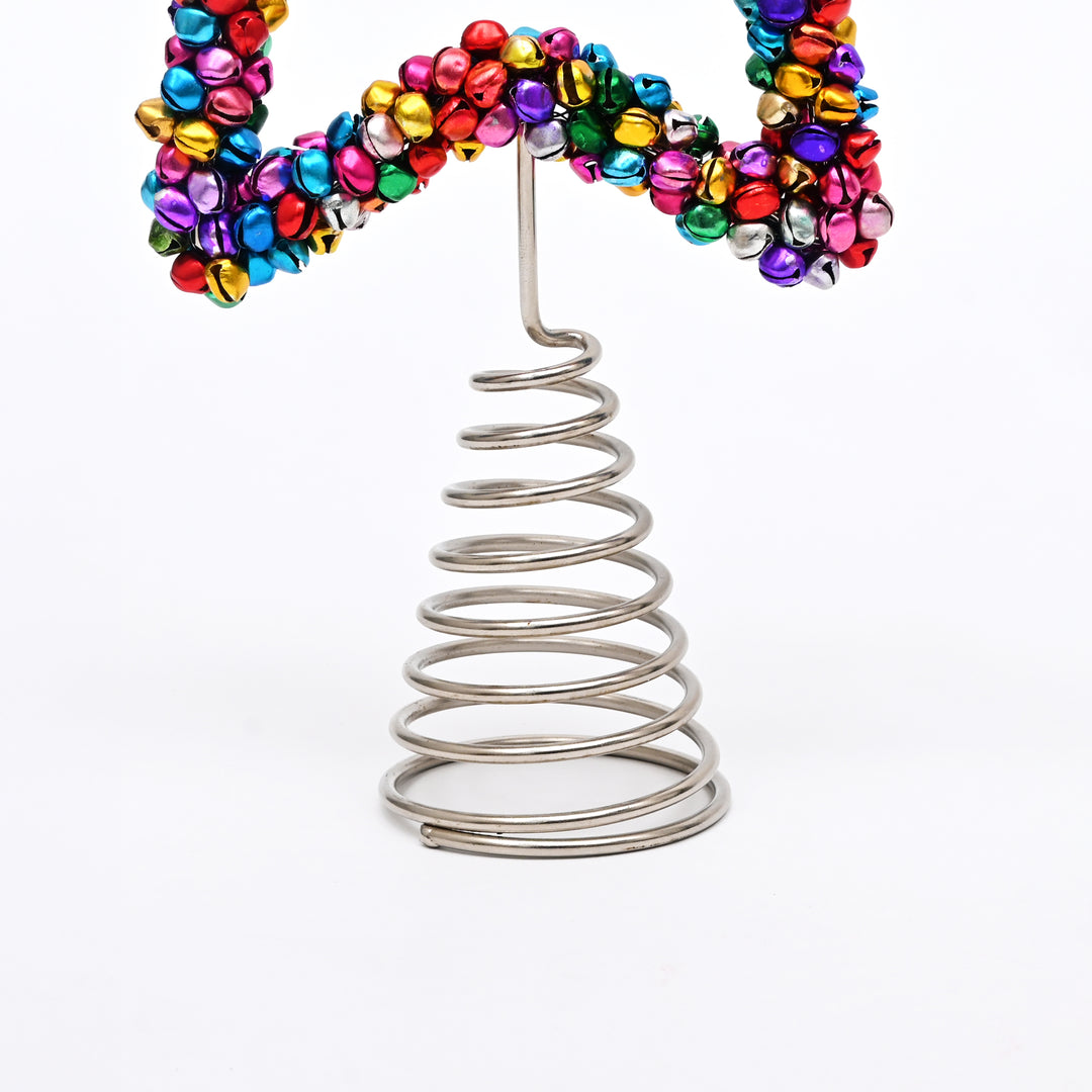 Multicolour Bells Star Christmas Tree Topper